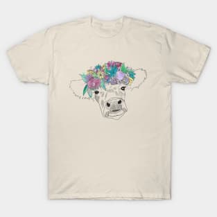 Flower Cow T-Shirt